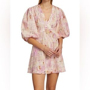 Alexis Linen Cut Out Minidress size medium